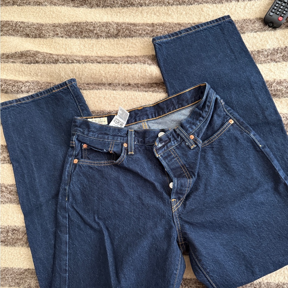 Levi's Blue Relaxed Jeans with Classic Indigo Wash